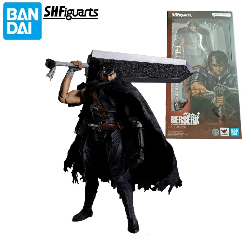 In Stock Original Bandai S.H.Figuarts SHF Berserker GUTS Action Figure Toys Collection Model Gift