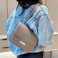 Bolso de hombro de marca para mujer, bolsos cruzados de cuero genuino de diseñador de lujo, bandolera cuadrada de alta calidad, bolso de mano