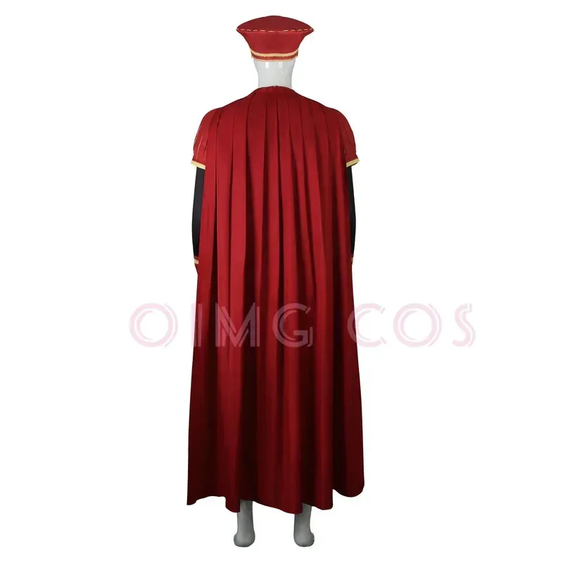 Lord Farquaad Costume Cosplay Parrucca uniforme di carnevale Anime Halloween Giochi di ruolo Costumi per feste Gioco per donne