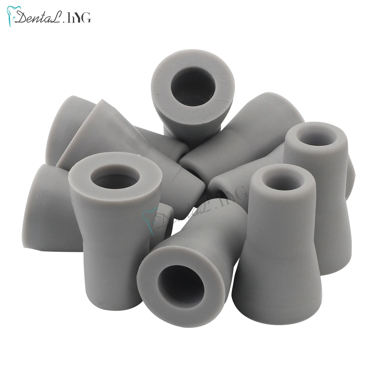 10 Pcs Dental Saliva Ejector Weak Suction Rubber Snap Tip Adapter Replacement Dental Tooth Chair Accessories Consumables