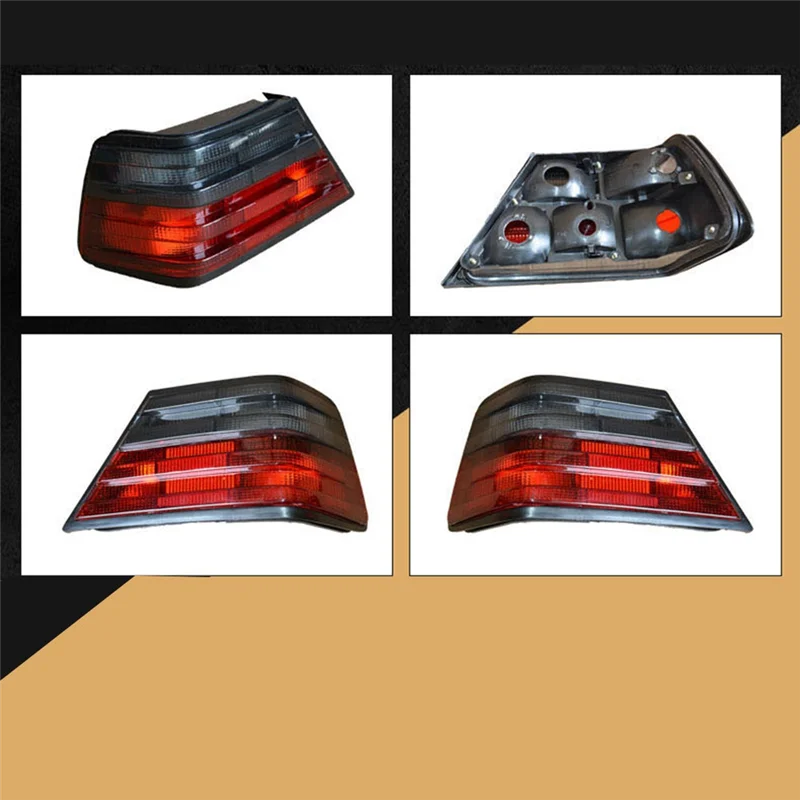 

1 пара автомобильных задних фонарей красный + дымчатый для Mercedes-Benz E-Class W124 E 180 E200 1986-1995 A1248206164 A1248204266