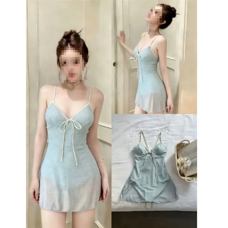 New European and American style split swimsuit, women's sexy bikini swimsuit, showing thin and show figure