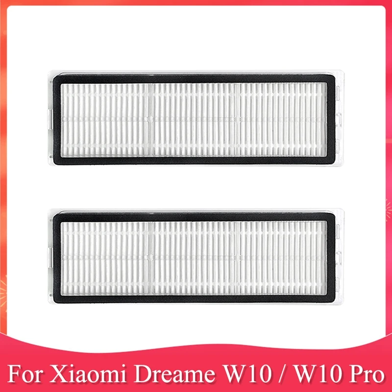 Acessórios de substituição de filtro HEPA para peças sobressalentes de aspirador de pó robô Xiaomi Dreame W10 / W10 Pro