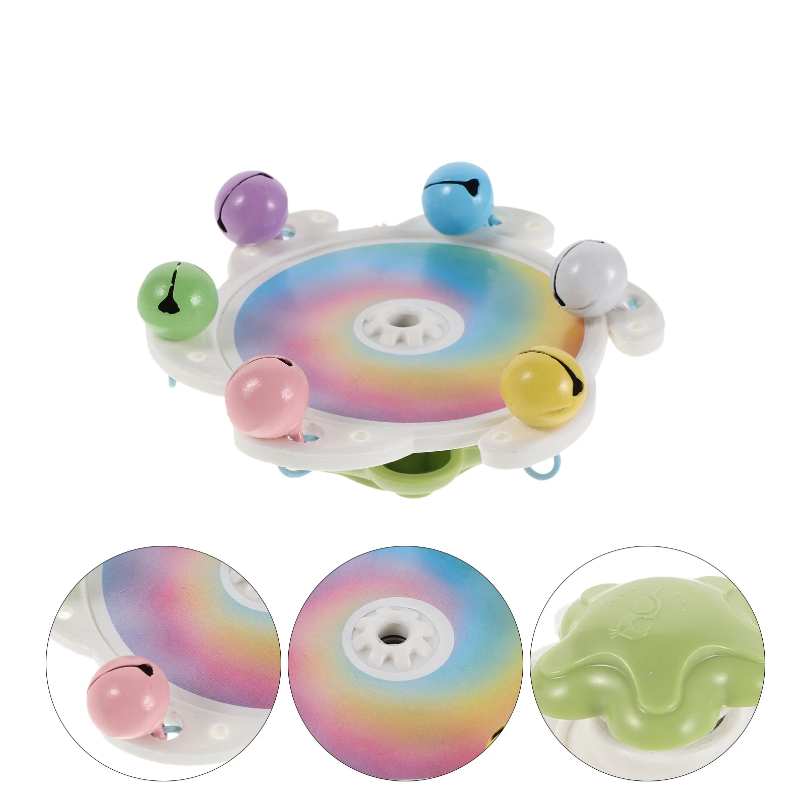 

4pcs Parrot Rotating Bird Spinner Wheel For Parakeets Cockatiels Chewing Hanging Play Enrichment Interactive Bird Training