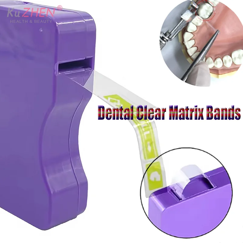 Dental Clear Matrix Bands Light Cured Molding Sheet Film Clear Matrix Bands Length 15m Thickness 0.05mm Dentistry Lab Materials