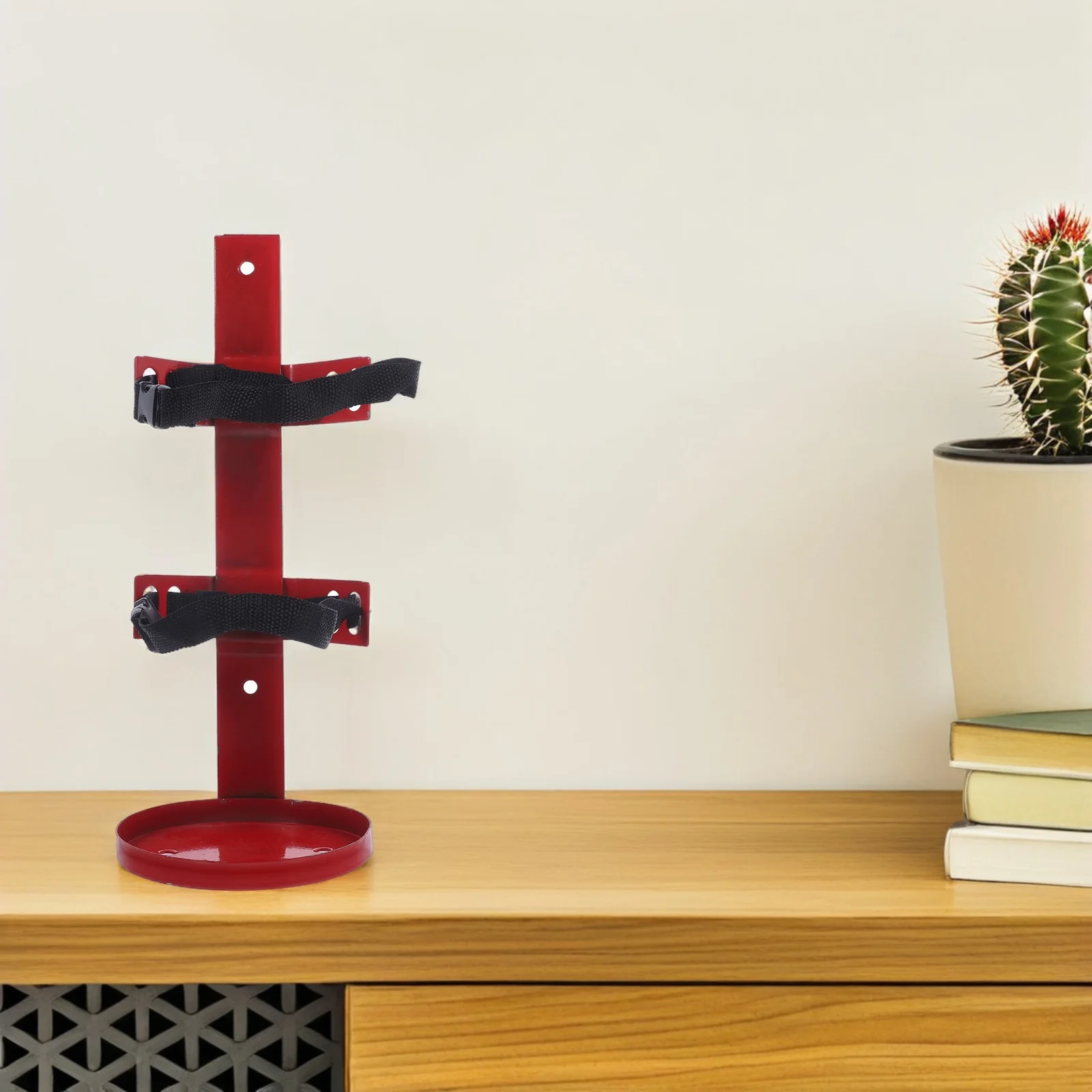 

1pc Fire Extinguisher Hanger 2-4KG Durable Safe Easy Install Home Car Universal Iron Rack Mount Bracket Storage Solution