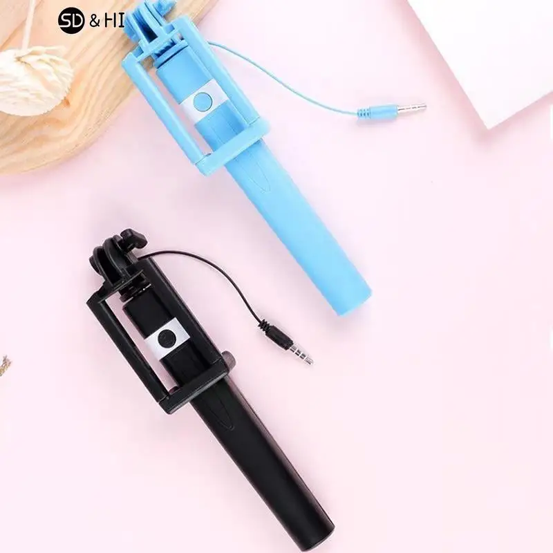 New Wire Controlled Selfie Stick Suitable Type-C Plug Mini Portable Selfie Stick