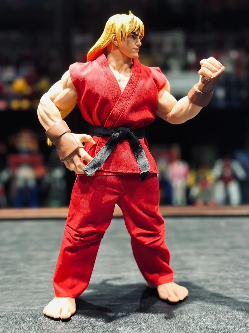 Original 1/12 Storm Toys StreetFighter Zero 3 Actionfigur Dan Anime PVC-Spielcharaktermodell Komplettset Klassisches Spielzeuggeschenk