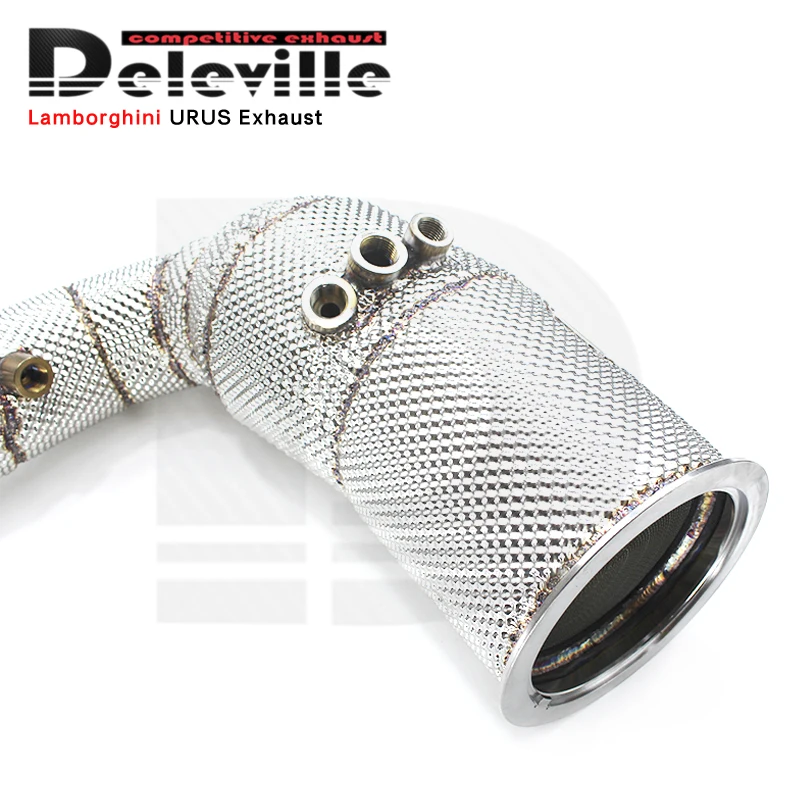 أنبوب العادم النازل لامبورغيني URUS 4.0 2018 + أنبوب التدفق الحر للسباق SS304 مع نظام العادم OPF/DPF