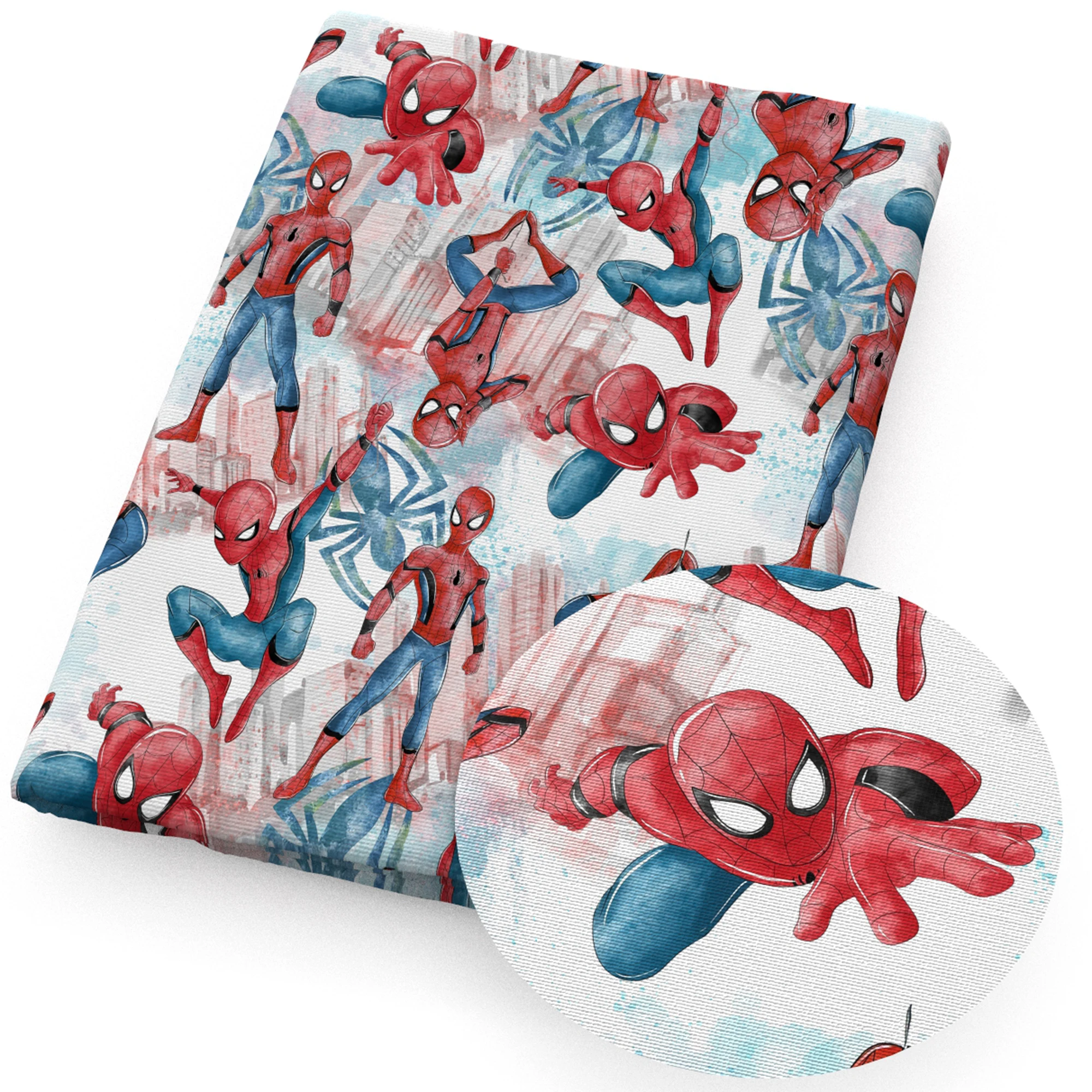 50*145 سنتيمتر خليط سبايدرمان نسيج القطن والبوليستر لخياطة الأنسجة اللحف الأقمشة التطريز المواد DIY بها بنفسك اليدوية #4