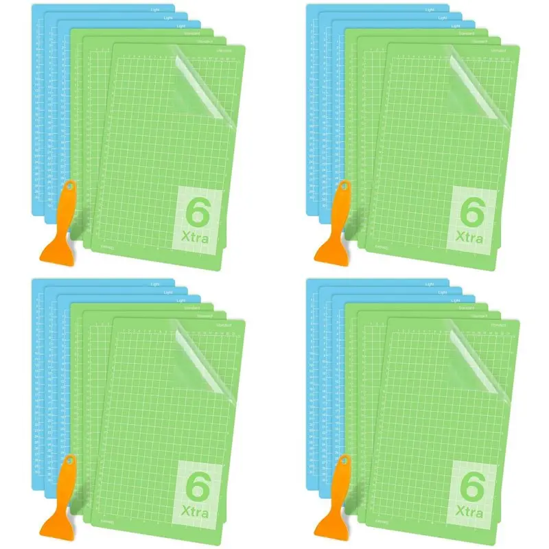 

【Festival】24Pcs Cutting Mat For Joy Xtra 12X8.5In Adhesive Reusable Craft Cutting Mats Sticky Accessories Replacement