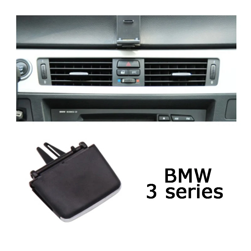 Carro Ar Condicionado AC Vent Grille, Tab Clip, Kit de Reparação Tomada, BMW Série 3, E90, E91, E92, E93, 316, 318, 320, 325, 328, 64229130458