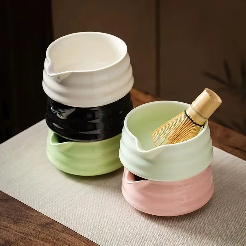 

1-4PCS Japanese Matcha Set with Ceramic Bowl Bamboo Matcha Whisk and Tea Scoop for DIY Tea-making Tools Accessories