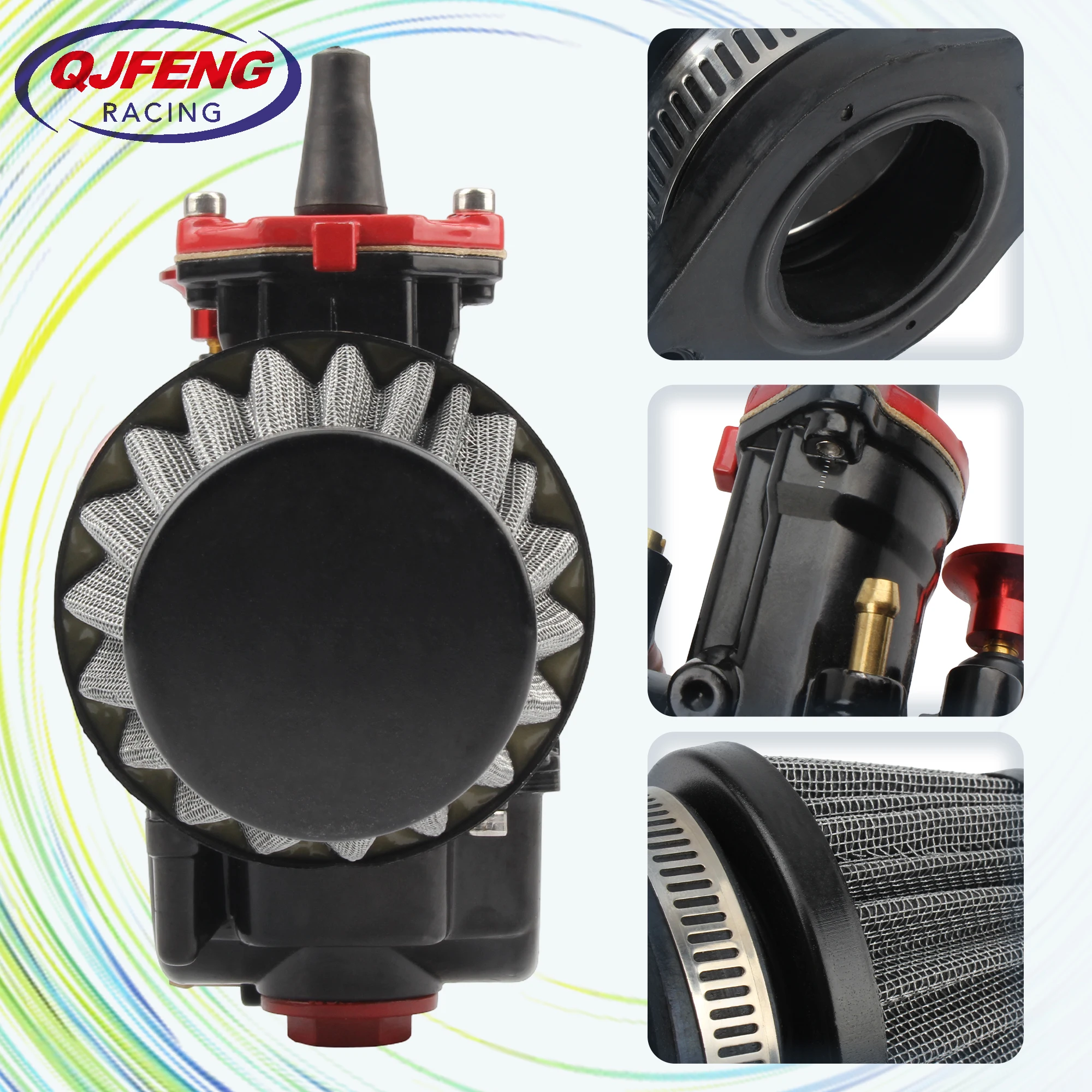 

For PWK 28 30 Motocross Carburetor 28mm 30mm With Intake Manifold Air Filter Carb Power Jet Motorcycle ATV Modified Parts