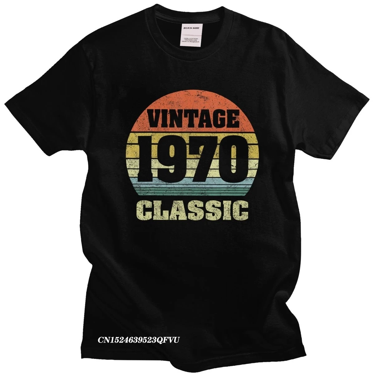 

Trendy Retro 1970 Classic 50 Years Old Tshirt For Men Camisas Men Print 50th Birthday Camisa Streetwear Tee Shirt Custom Clothes