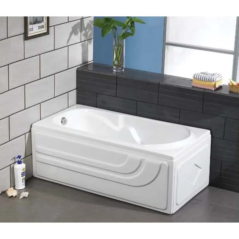 for Acrylic Double Skirt Bathtub Ordinary Skirt Free Embedded Bathtub Factory Direct Sales