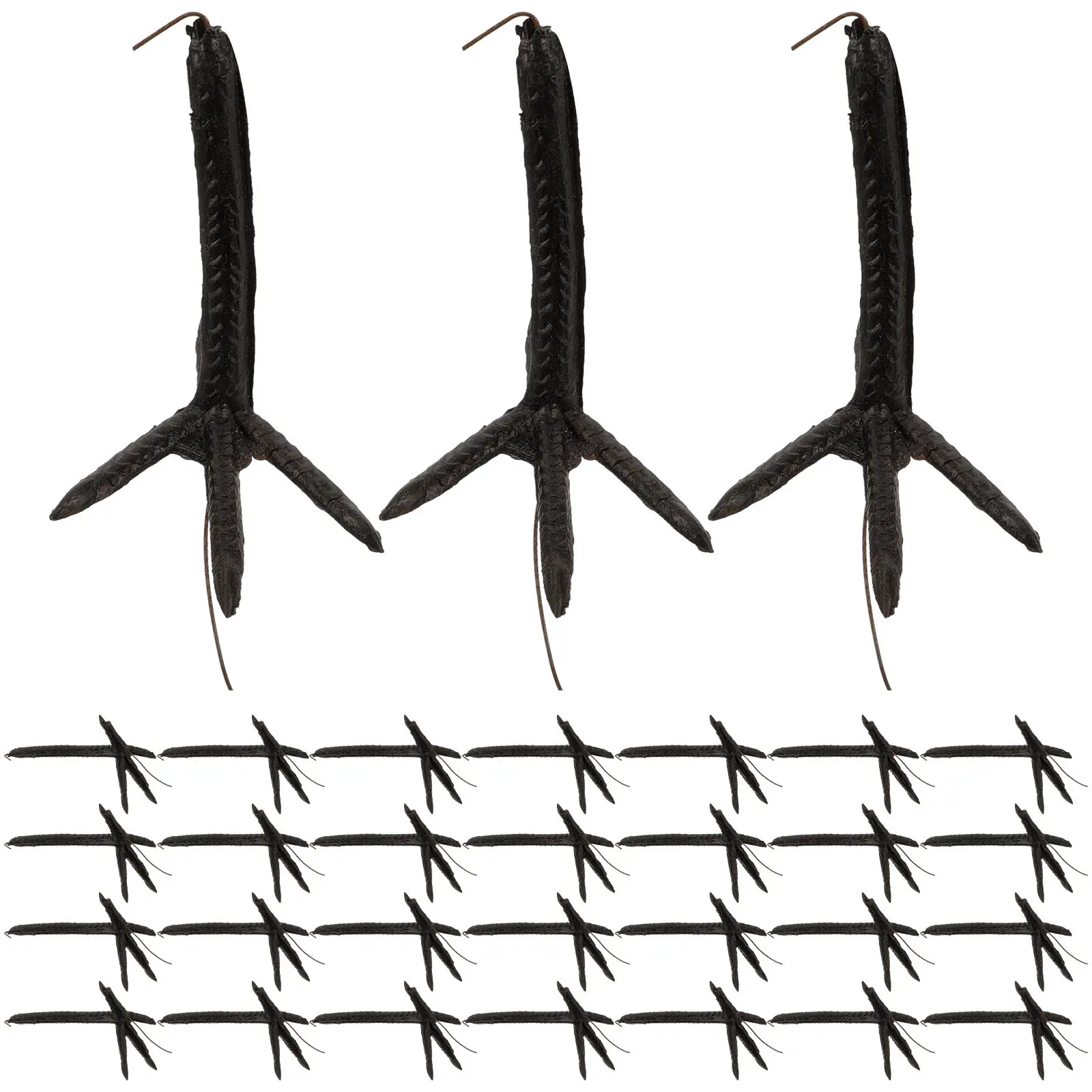 

50Pcs Soft Plastic Chick Feet Simulation Claws Stuffed Chicken Accessories Replacement Parts Unique Chick Claw