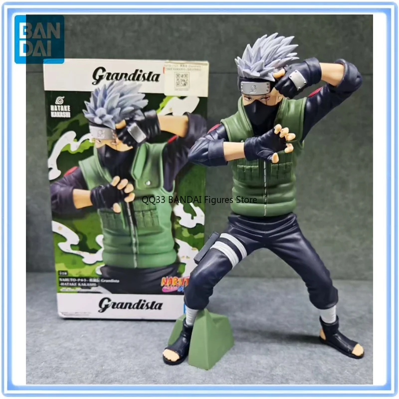 

Bandai Original Grandista Anime NARUTO Hatake Kakashi Action Figure Model Collectibles Desktop Ornaments