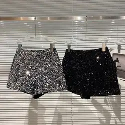 Girls Sequined Shorts Spring and Autumn New Full Sequined Shiny Heavy Industry Children Fashion Hot Pants Children Clothes