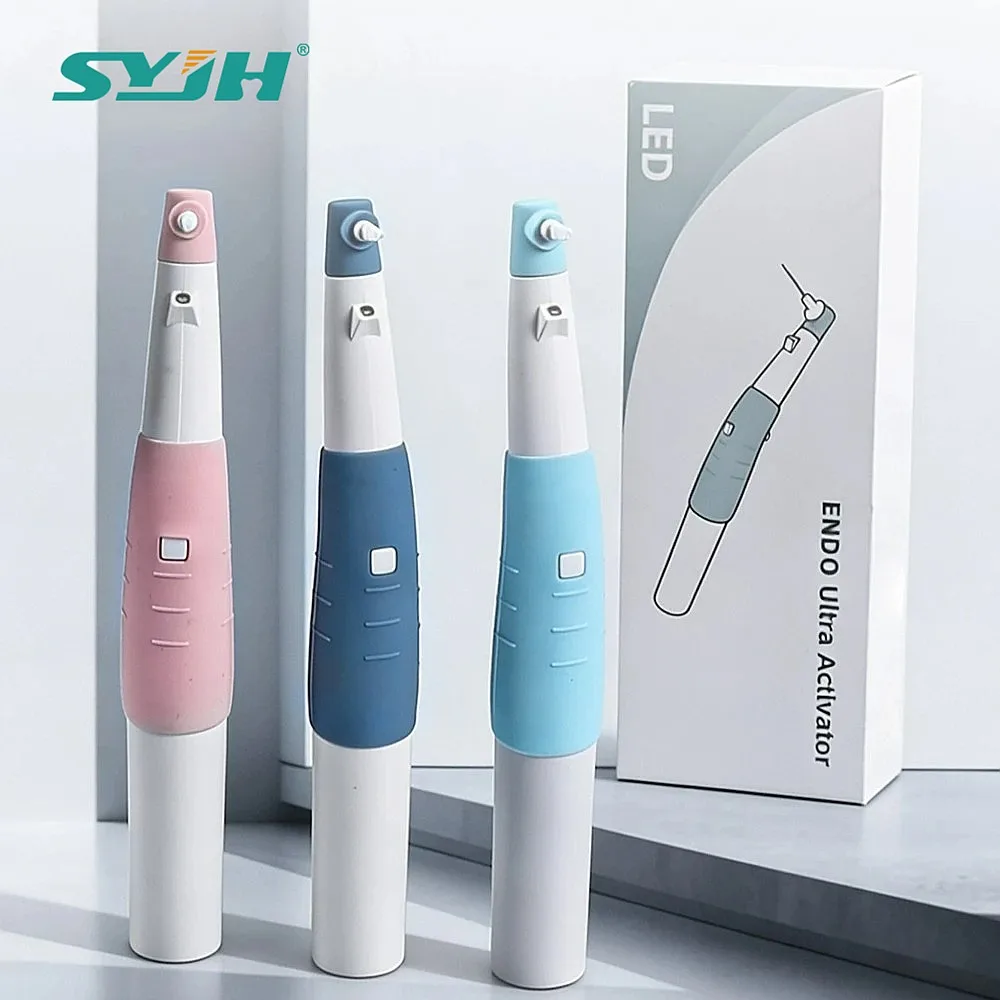Wireless Dentals LED Endo Ultrasonics Irrigator Root Canal Vibration Cleaning Tool with 60Pcs Tips