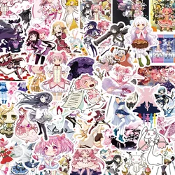 50pcs Puella Magi Madoka Magica Graffiti Sticker Luggage Scooter Cartoon Cute Girl Laptop Phone Sticker