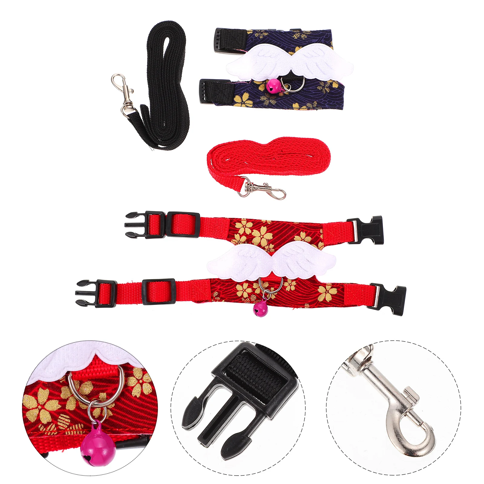 

Pet Harness Leash Denim Vest for Rabbit Hamster Small Animals Lightweight Cozy Outfit Indoor Outdoor Pet Supplies Bunny Harness