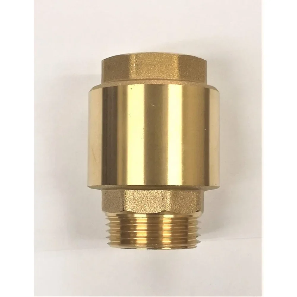 

Brass Check Valve 1.25 Inch Male NPT Inlet Female NPT Outlet
