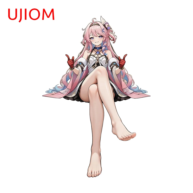 UJIOM Ai Girl Denia Wall Sticker Alluring Wuthering Waves Game Decal Windows Surfboard Sunscreen Accessories Back To School