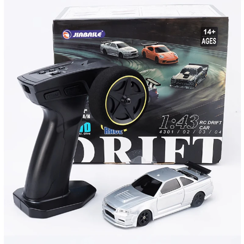 Wireless Remote Control 1: 43 Mini 4wd Drift Remote Control Car Full Scale Professional Rc Racing Boy High Speed Remote Vehicle