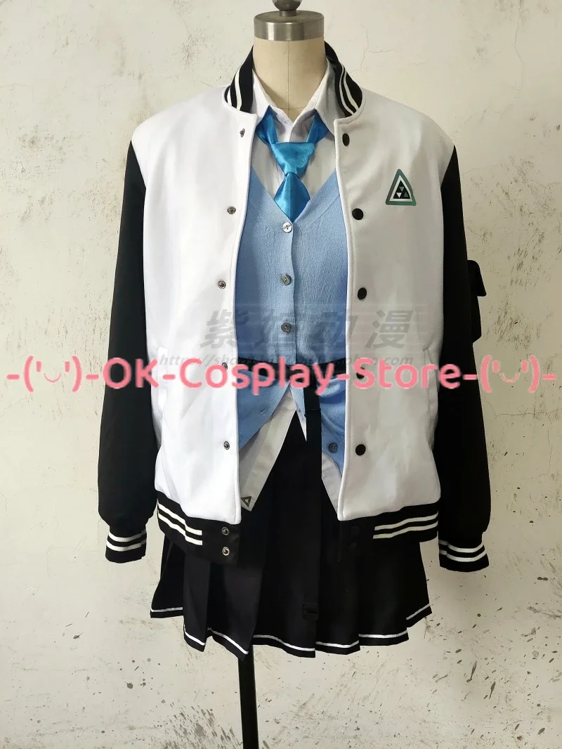 Kagami Chihiro Cosplay Costume Game Blue Archive Cosplay Suit Women High School Uniforms Coat Vest Shirt Skirts Custom Made