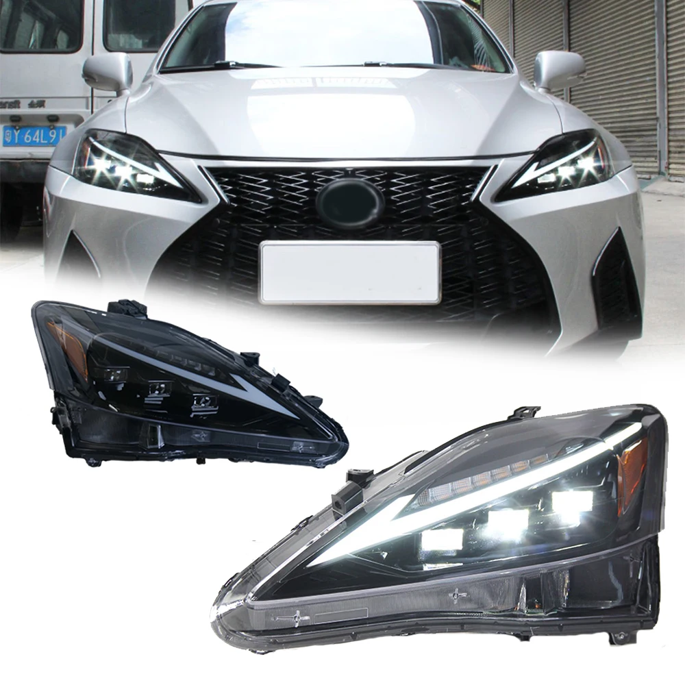 

Styling LED HeadLights For LEXUS IS IS250 06-12 New Style Led DRL Car Head Lamp Assembly Signal Accessories Modified Lamp