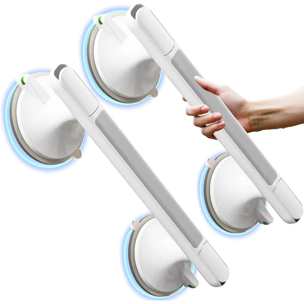 

2-пак. поручни на присоске для ванн и душ, ручки для пожилых людей, противоскользящие поручни для ванной комнаты на присоске для пожилых людей с ограниченными возможностями