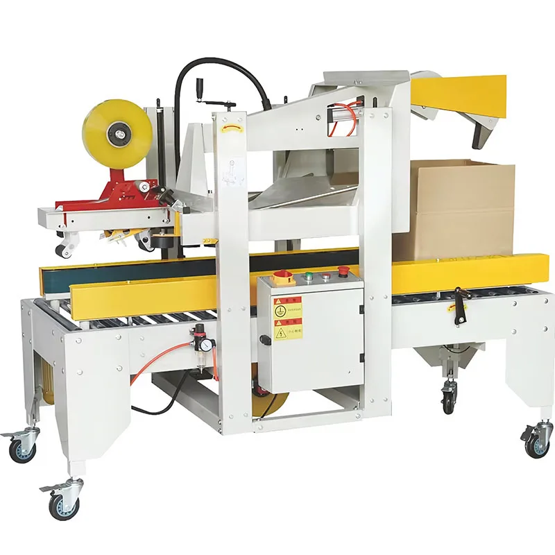 hot sale Automatic carton sealing machine postal carton sealing machine express baling press machine price