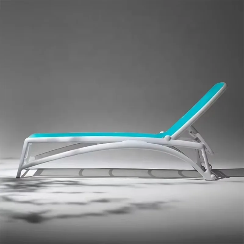 Comfortable Aluminum Outdoor Courtyard Chaise  Swimming Pool Sun r Bed for Beach