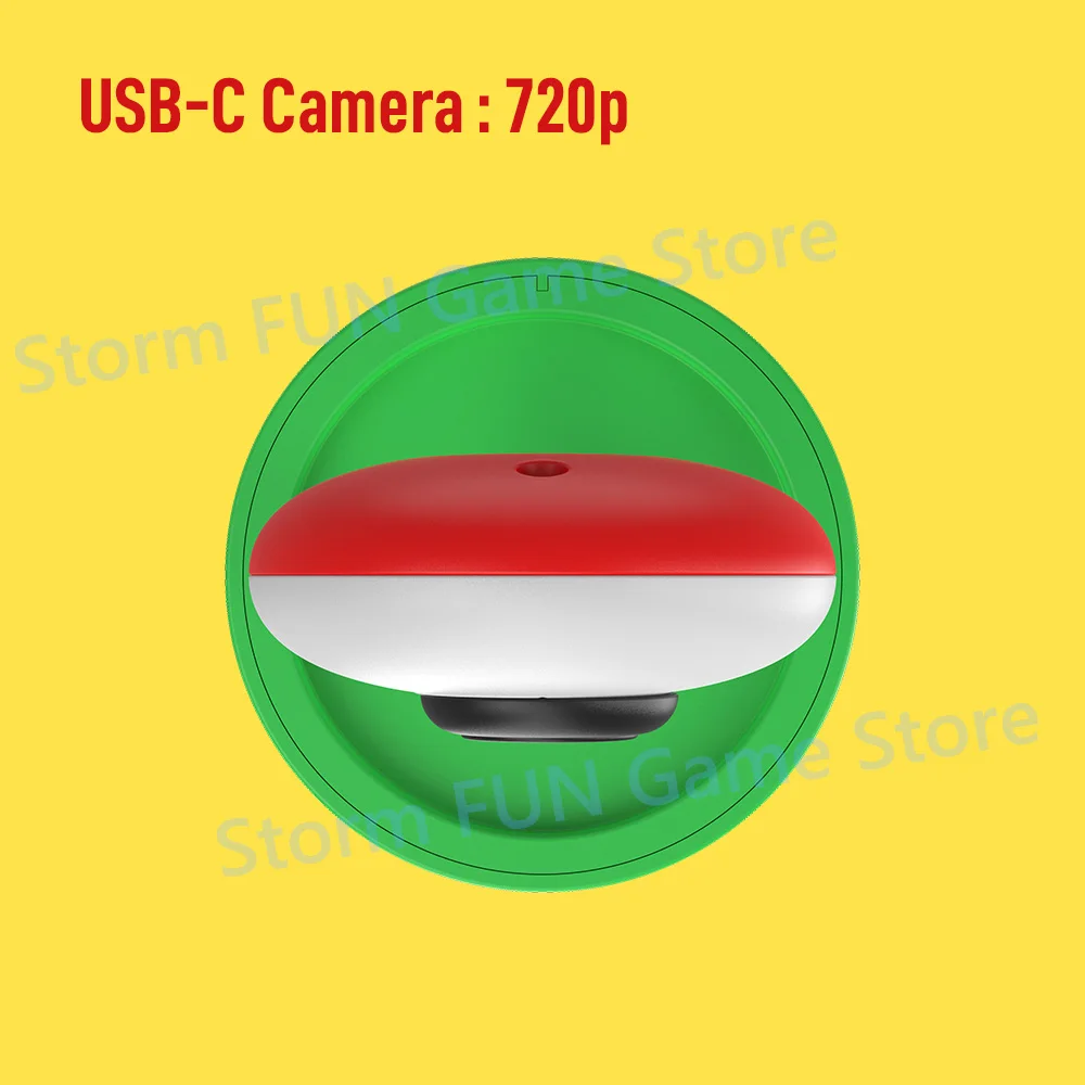 Kamera USB-C dengan Dudukan untuk Sakelar 2 Aksesori Perekaman Pengambilan Video 720P Kabel USB Tipe C Kabel Sambungan Langsung Dipasang Di Meja