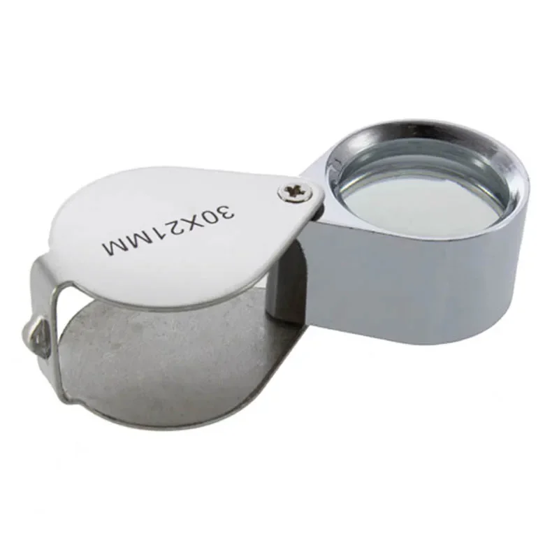 magnifying glass 30x 30x21mm Loupe Magnifier Magnifying Triplet Jewelers Eye Glass Jewelry Diamond