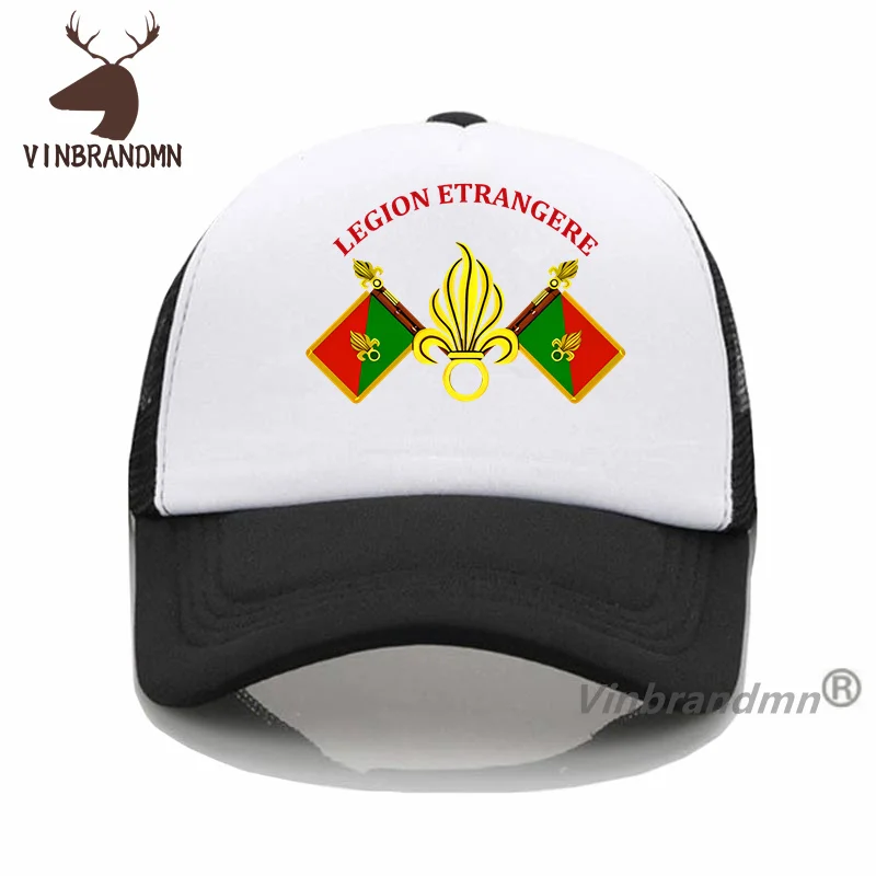 France Legion Etrangere Honneur Fidelite French Foreign Legion Baseball Caps Casual 100% Cotton Summer Bucket Hat Fishing Hats