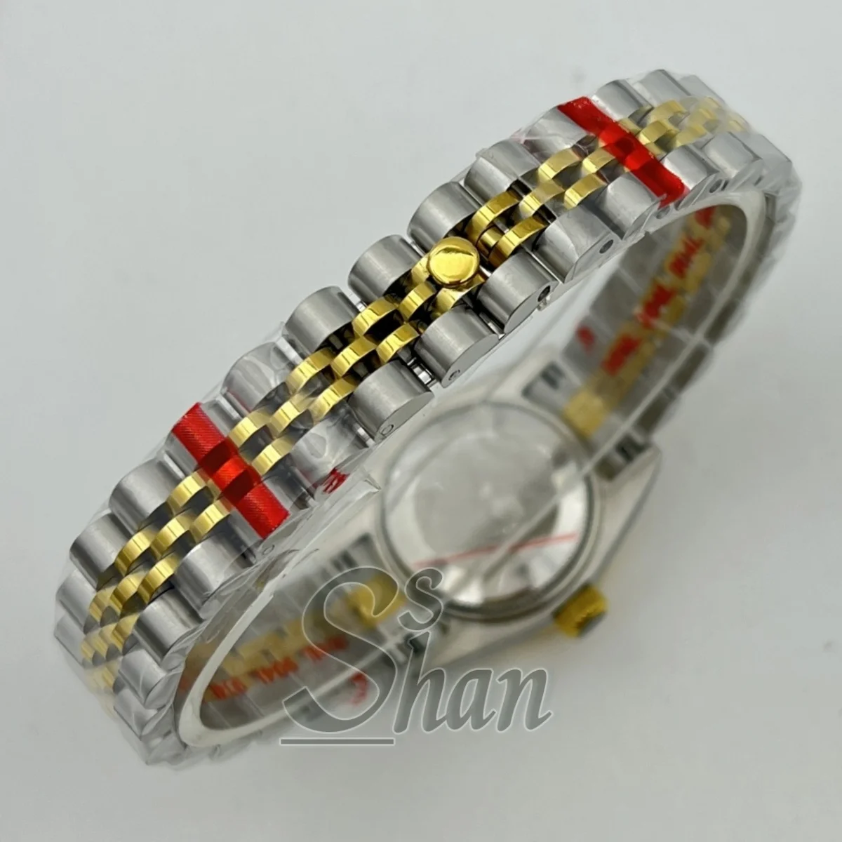 26mm women's gold and silver luxury mechanical watch NH05 movement diamond index dial sapphire glass date at 3 o 'clock
