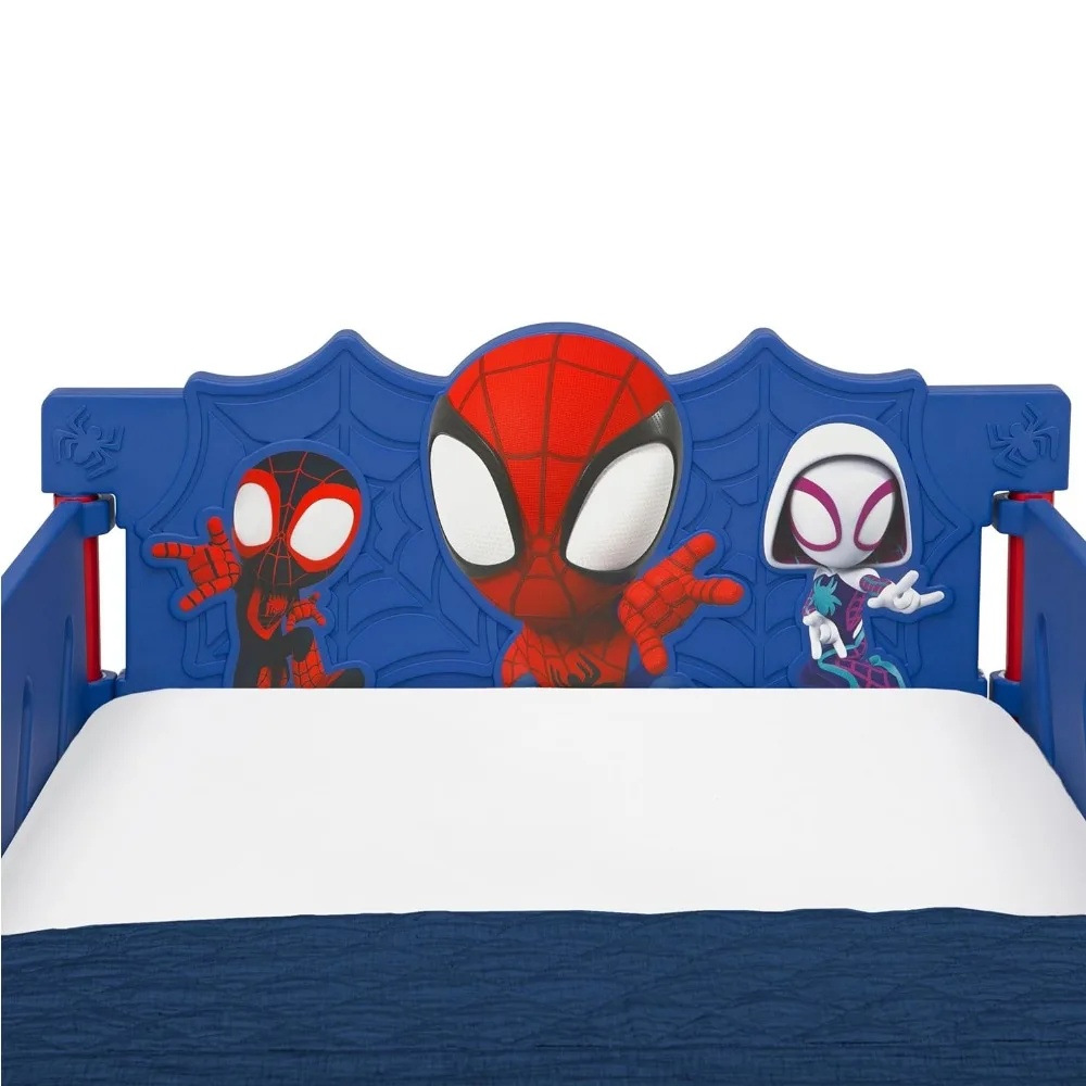 Children Spidey and His Amazing Friends 3D Toddler Bed, Blue