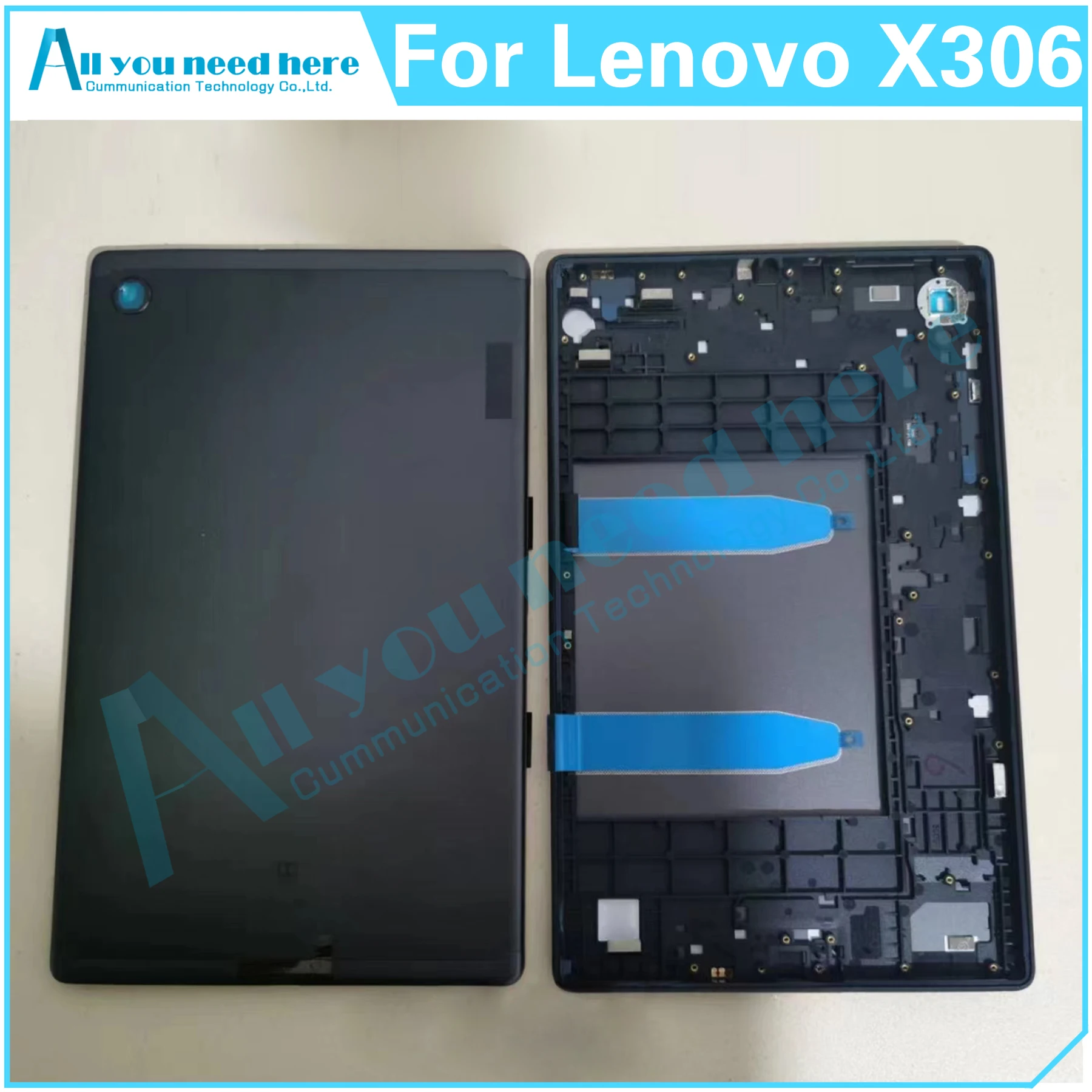 For Lenovo Tab M10HD TB-X306 Battery Back Cover Rear Case Cover For M10 HD X306 Rear Lid Parts Replacement