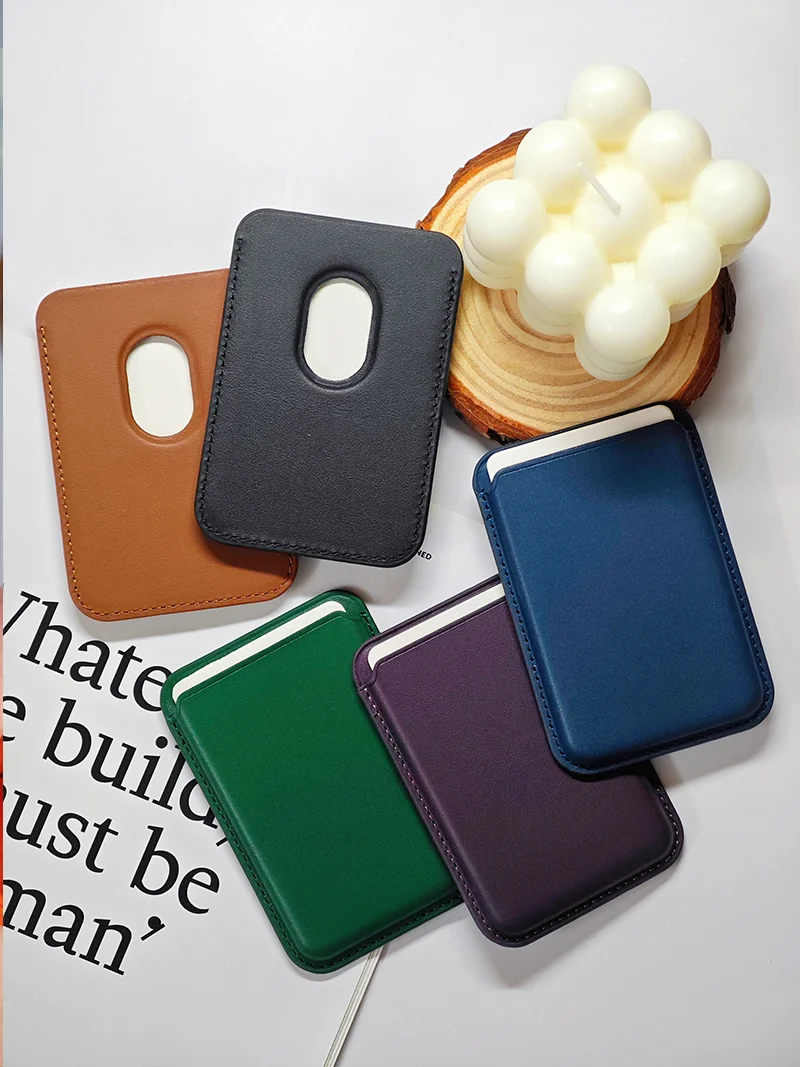 مع حزمة بطاقة تحسس الجلد المغناطيسي يمكن تخزين بطاقات بنكية مختلفة مناسبة لجميع حافظات الهواتف المحمولة مع الامتزاز المغناطيسي #5