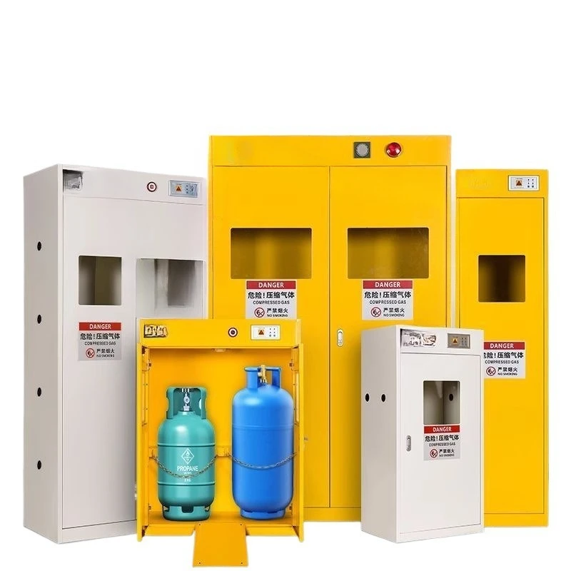 

All-steel explosion-proof gas cylinder cabinet Intelligent special gas tank Acetylene nitrogen hydrogen cylinde