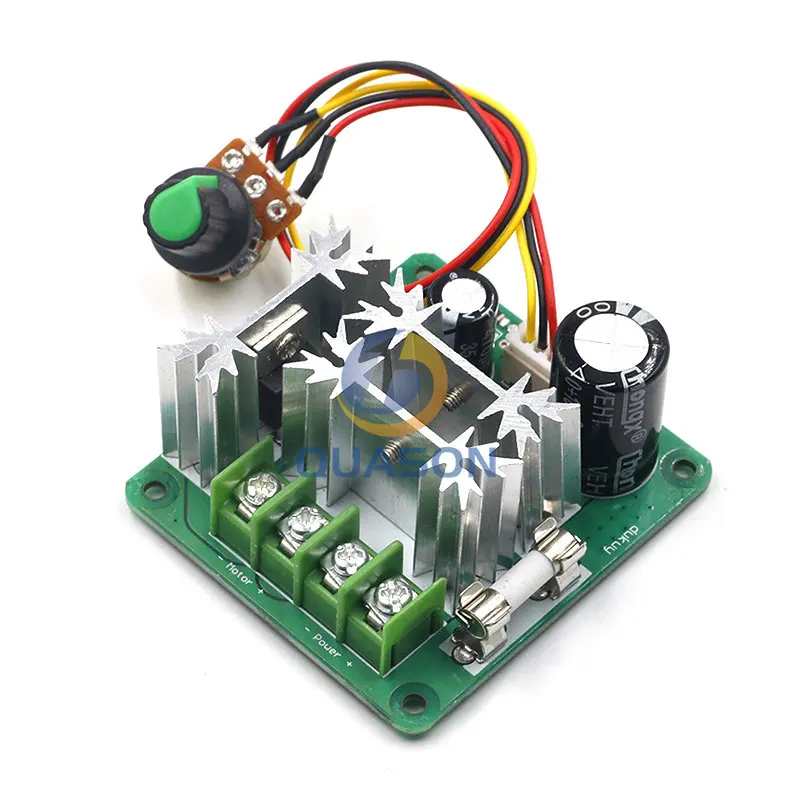 DC 6V-90V 15A DC Motor Speed Controller Stepless Speed Regulation Pulse Width PWM DC 12V 24V 36V 48V 1000W