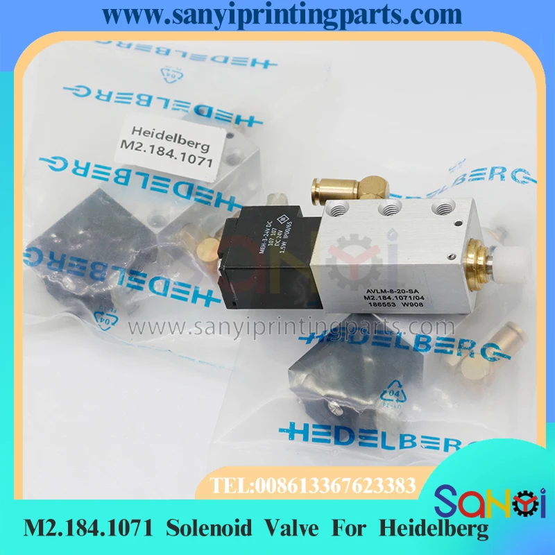 

Лучшее качество M2.184.1071 Электромагнитный клапан Heidelberg для деталей печатной машины SM102 CD102 SM74 SM52