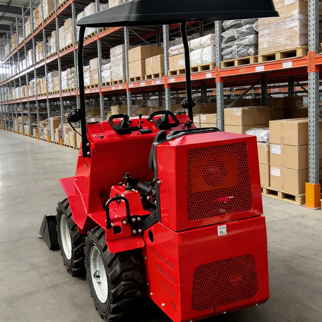 Customized multifunctional skid steer loader suitable for industrial applications in infrastructure construction