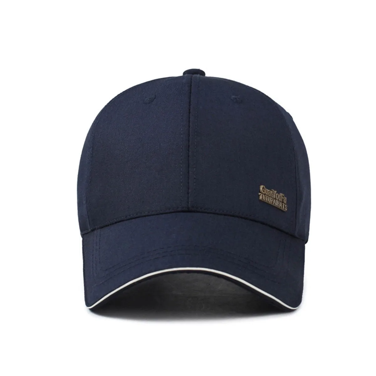 Unisex GuanYouFu Baseballkappen mit Schriftzug, Frühling und Herbst, für den Außenbereich, verstellbare Freizeithüte, Sonnenschutzhut – Detail 5