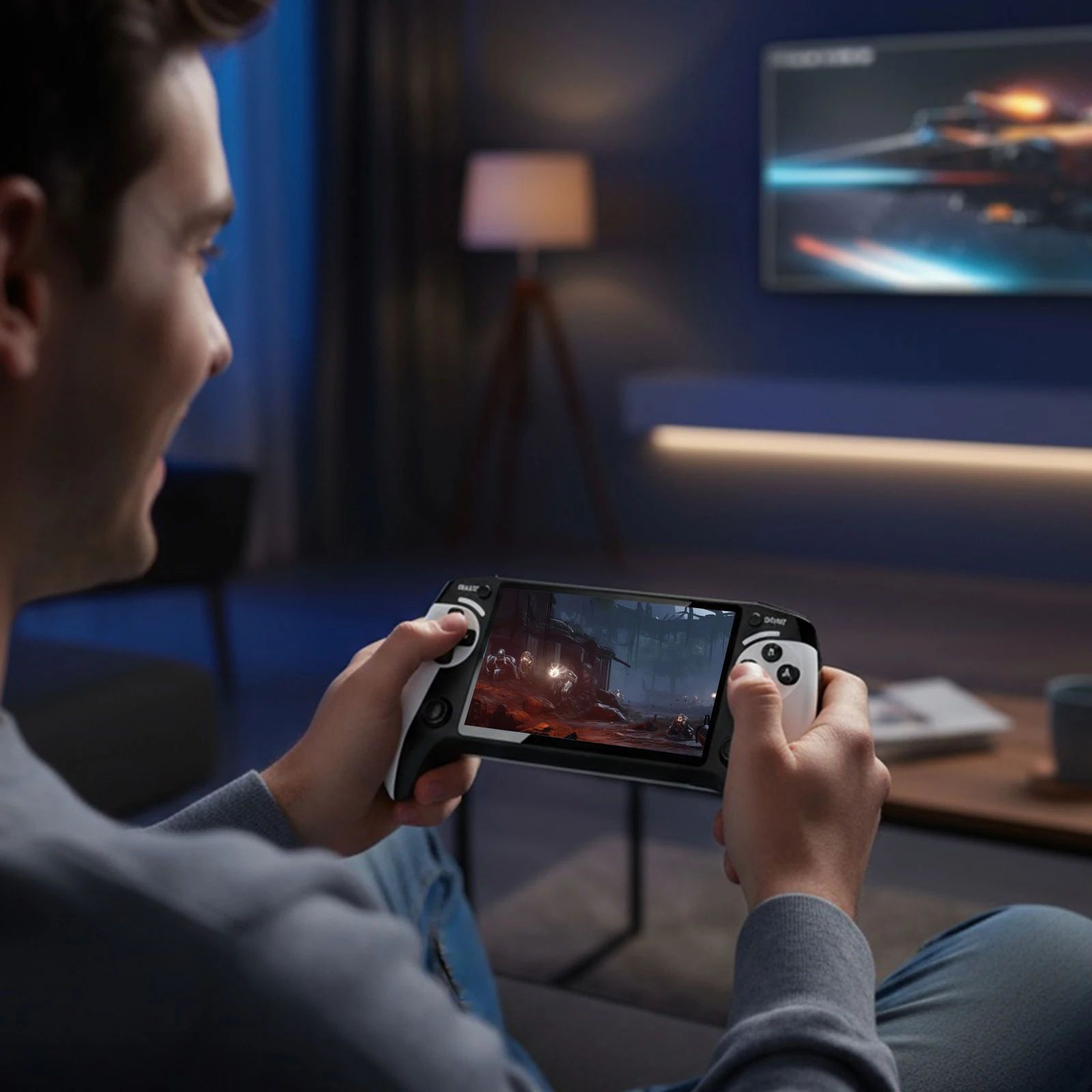 

Портативная игровая консоль с экраном 5,5 дюйма, портативная игровая консоль в стиле ретро с 20000+ играми, игровой плеер для детей и взрослых