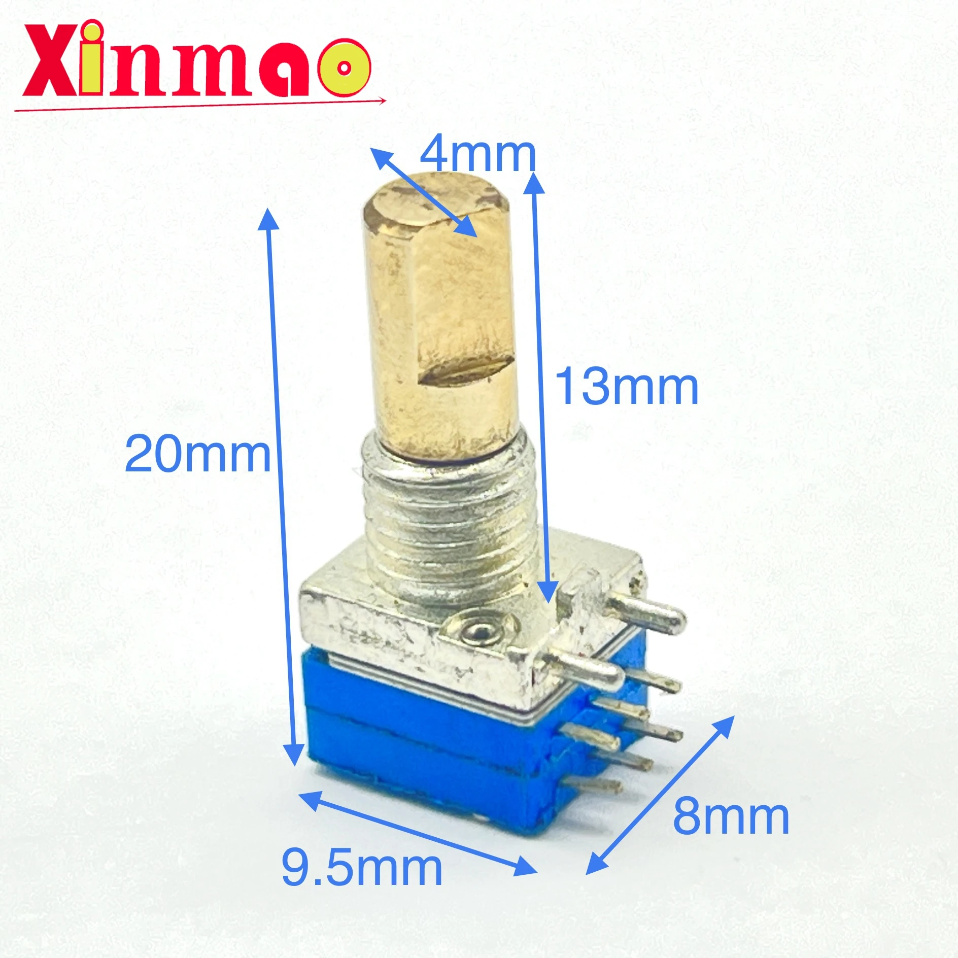 

CTR RD087 walkie talkie accessory dual channel switch 15 positioning axis length 13mm