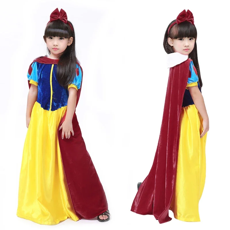 2025 nuovo cosplay plus size ragazza vestito adulto cartone animato principessa Biancaneve costume da festa di Halloween qaq2