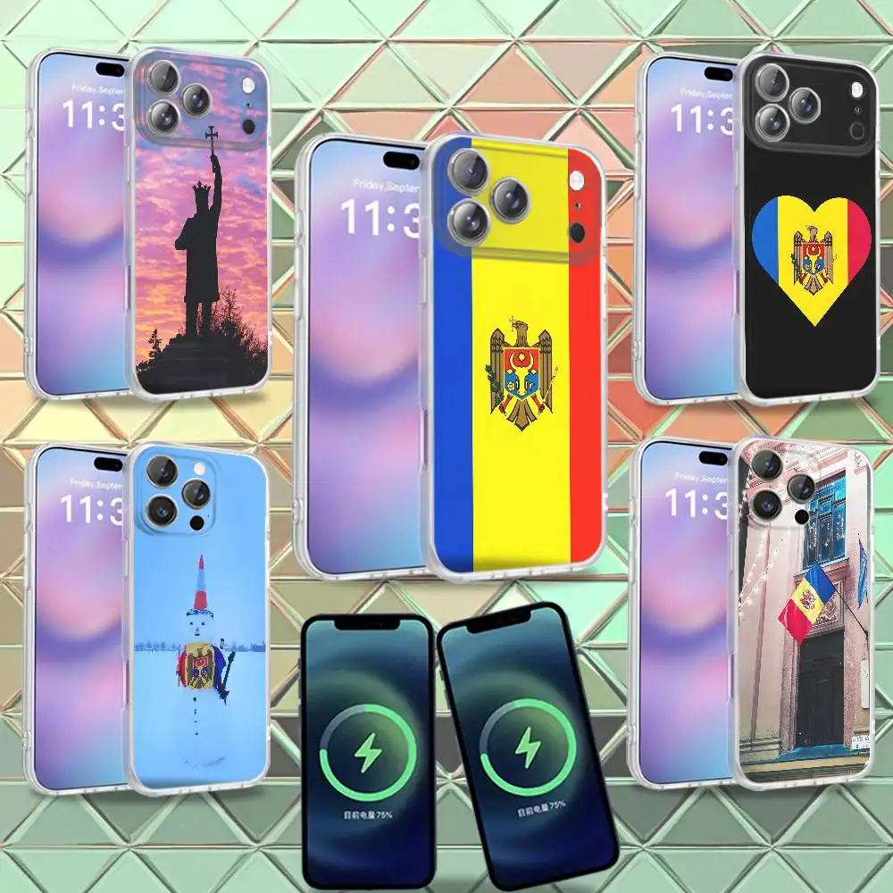 

moldova flag Phone Case For iPhone 16,14,11,17,13,15,12,Air,Plus,Pro,Max,E,Mini Frosted for MagSafe Magnetic